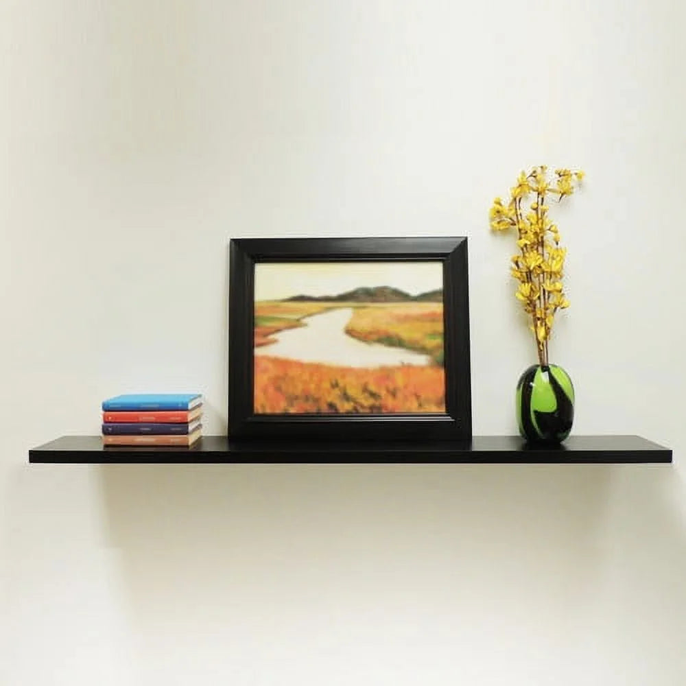 Black Floating Wall Shelf T97025