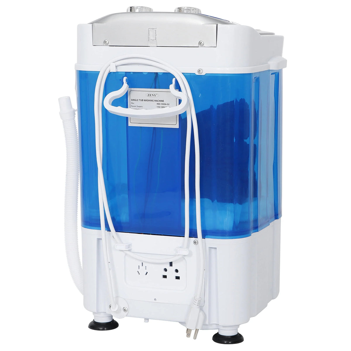 6.6lbs Portable Mini Washing Machine Blue E21929