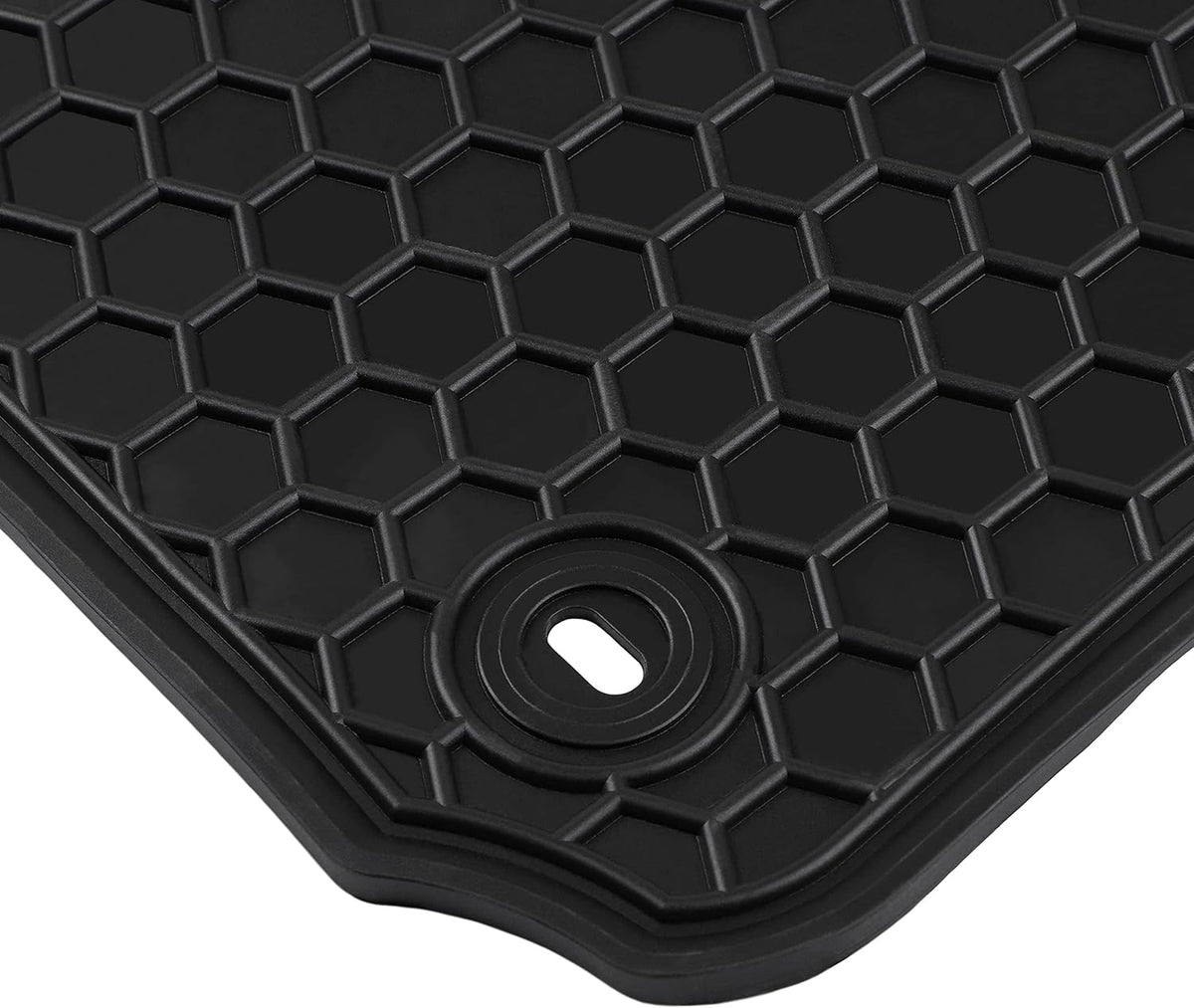 Rubber All Weather Floor Mats Set D256