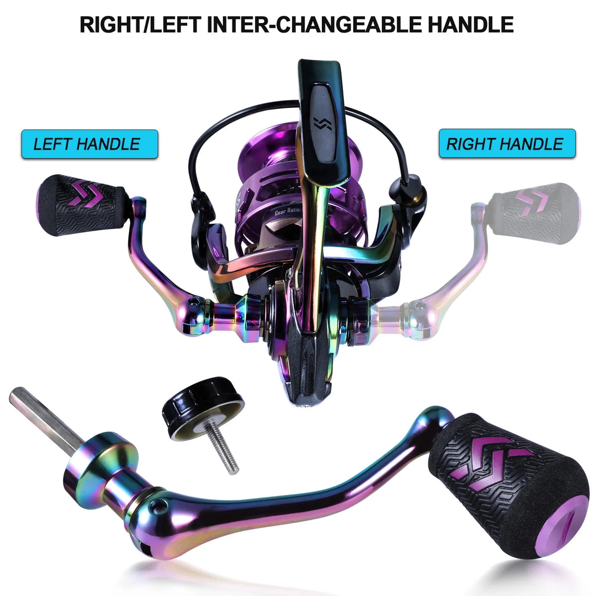 Multicolor Carbon Spinning Reel Q99712
