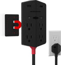 2 AC Outlets 3 USB-A Ports 1 USB-C Port White Pack of 2 Outlet Extender N8621