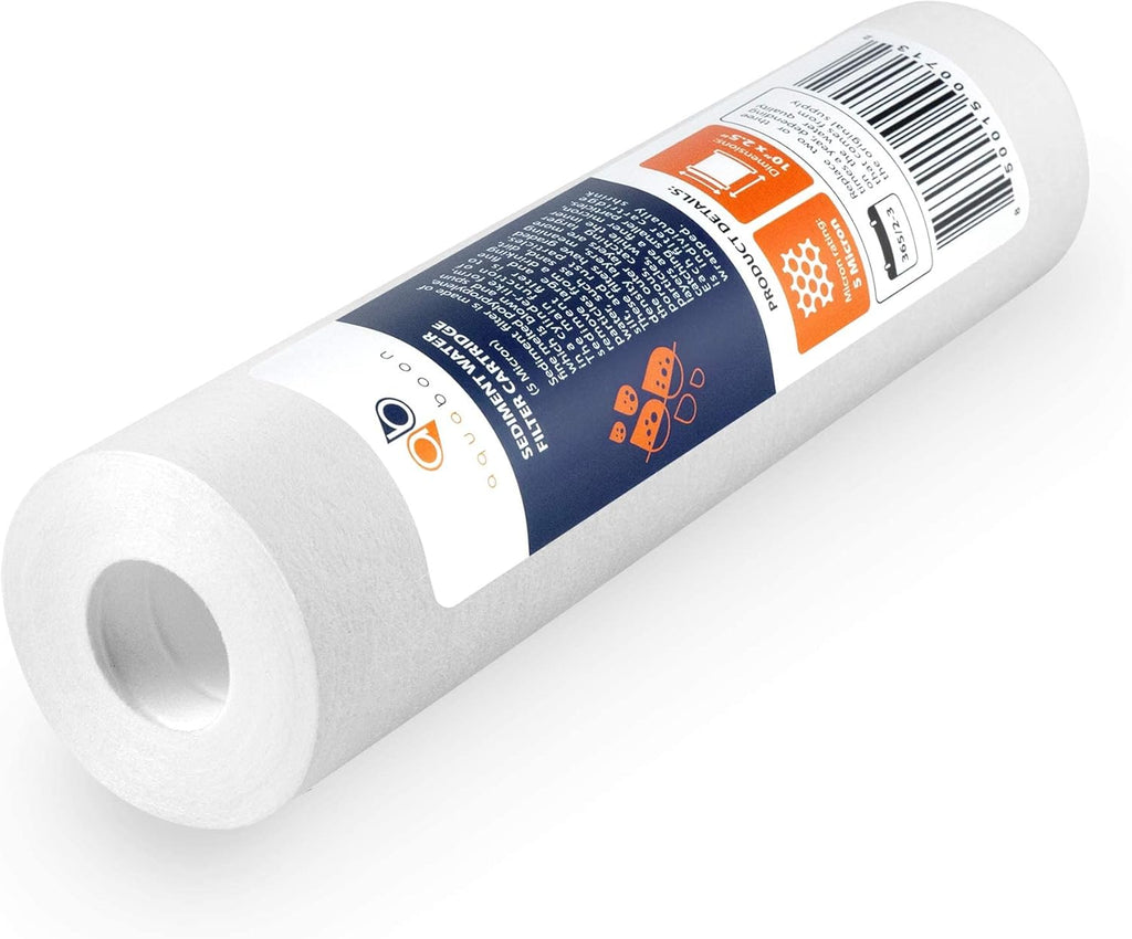 1 Year RO Units Replacement Filter Kit 5 PACK Carbon Sediment Inline 5 Micron 10 inch Cartridges X2236