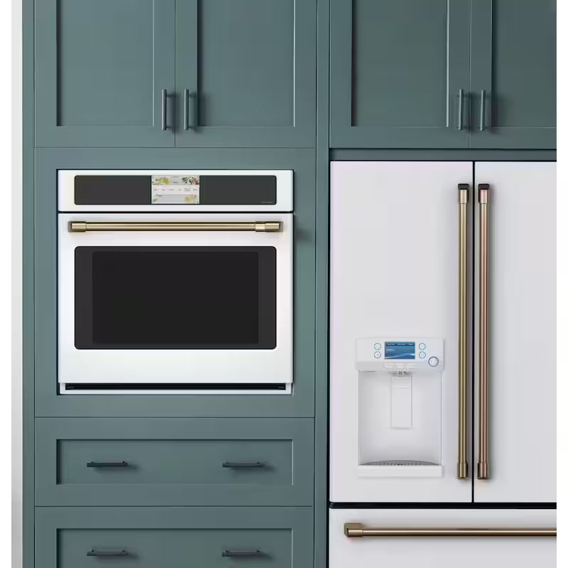 30 in. Smart Single Electric Wall Oven with Convection and Self Clean in Matte White J7726