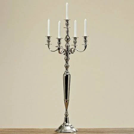 Tall Five Metal Candelabra W862697