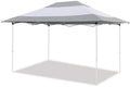 Grey & White Steel Frame Instant Shade Canopy Shelter Tent with Rolling Bag A916