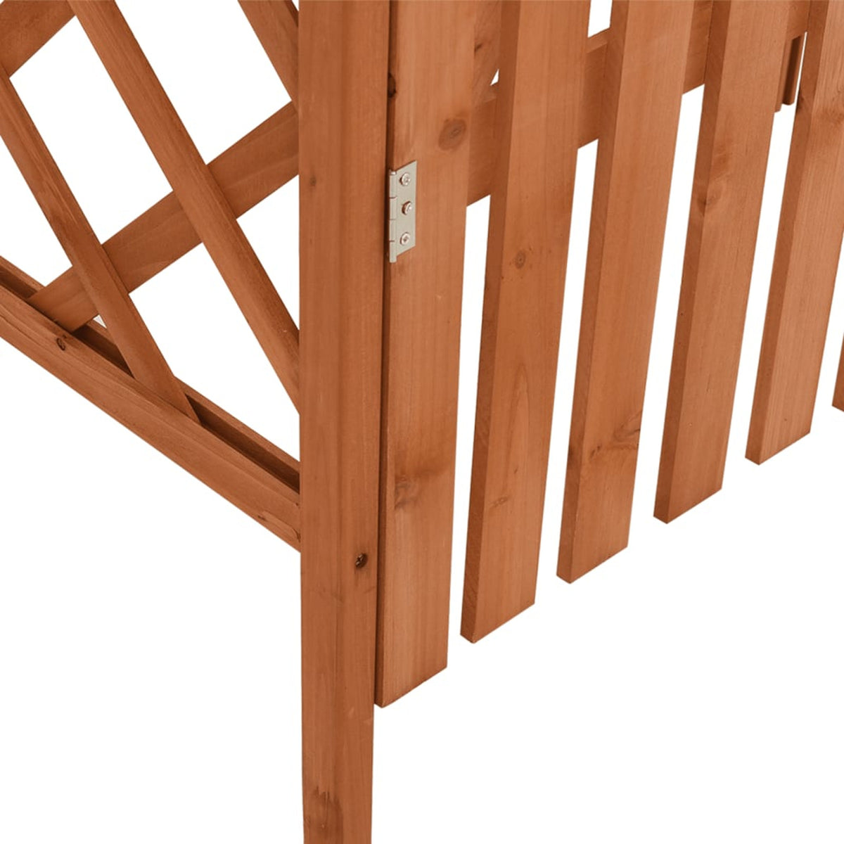 Pergola with Gate 45.7"x15.7"x80.3" Solid Firwood J283