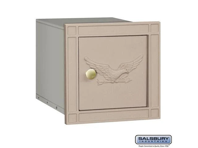 Green Cast Aluminum Column Mailbox E130