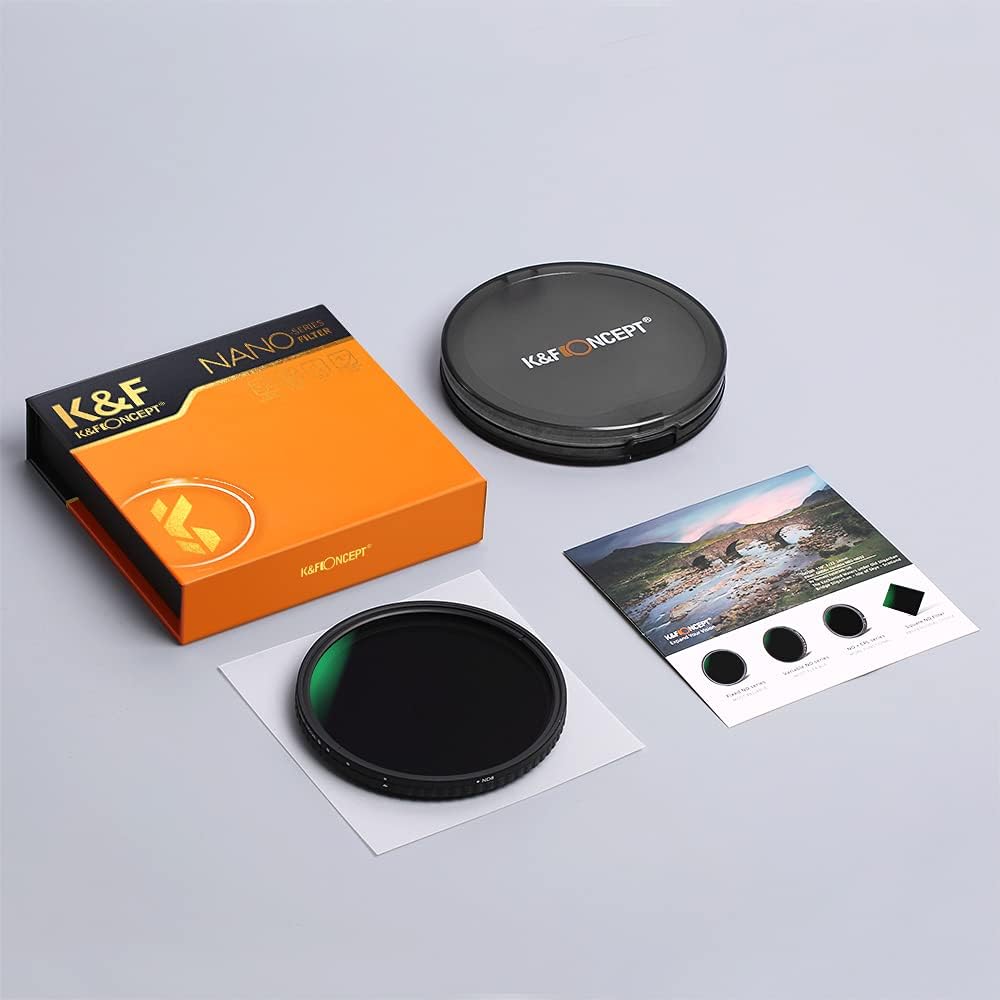 52mm Fader ND Filter ND2 to ND32 Variable Filter Pack of 2 A2788