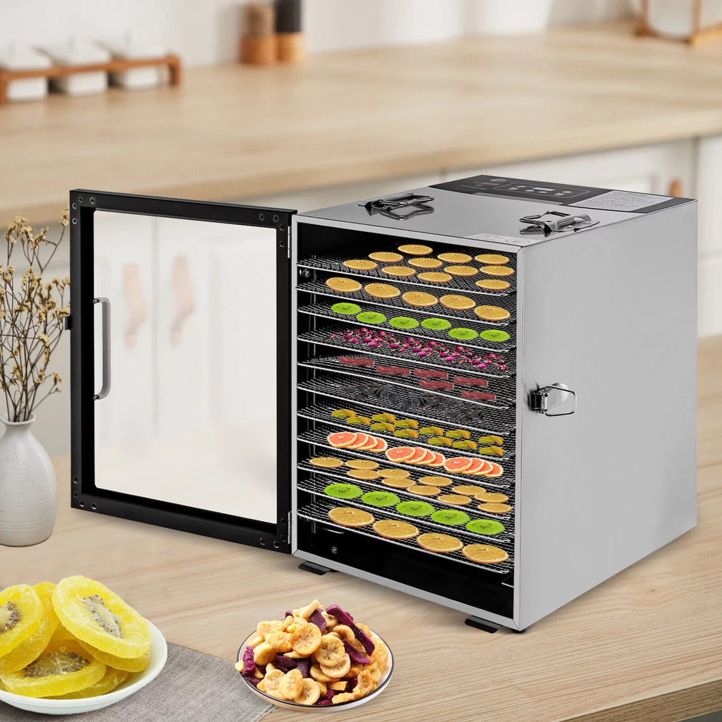 12-Tray Stainless Steel Food Dehydrator K169851