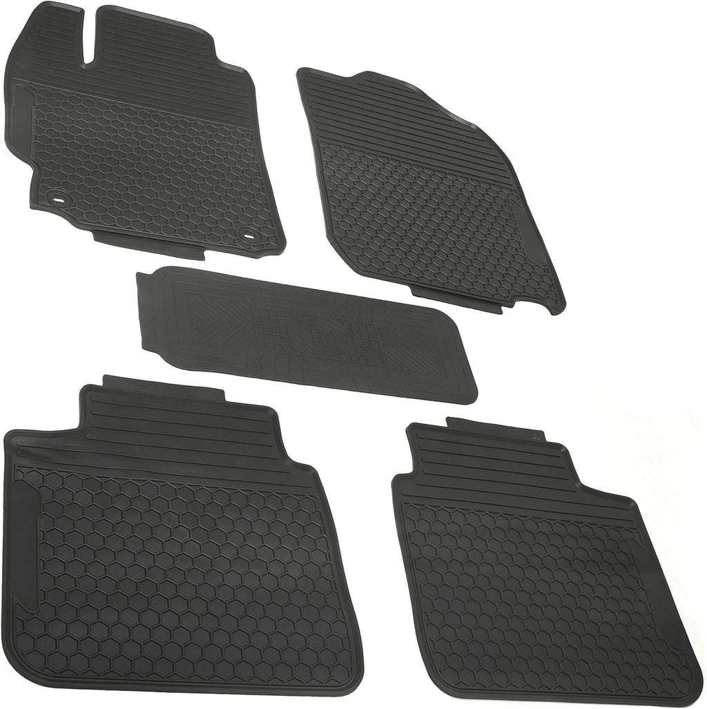 Rubber All Weather Floor Mats Set D256