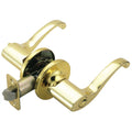 Entry Door Lever Adjustable Backset Polished Brass D923287