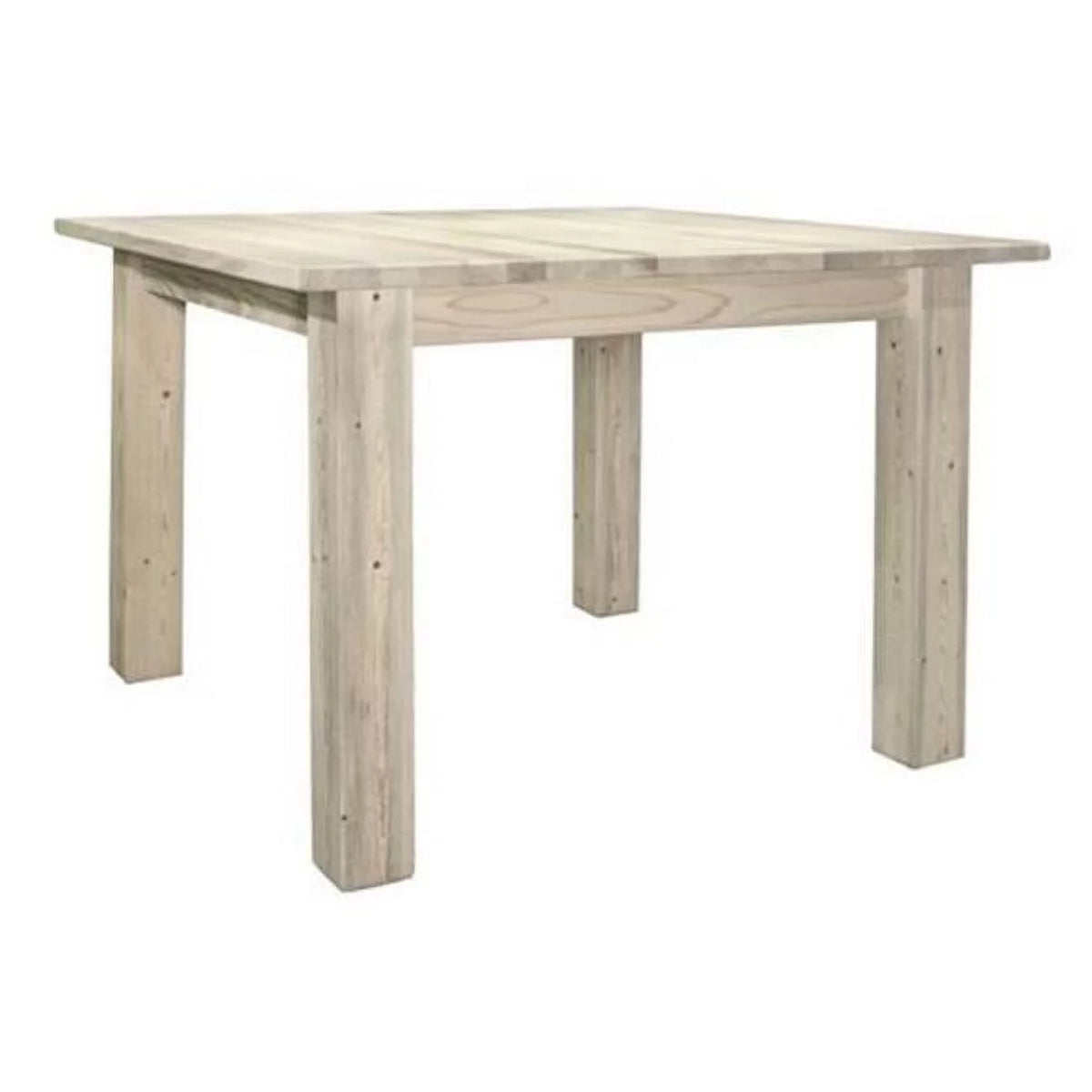Log Wood Counter Height Dining Table T10556