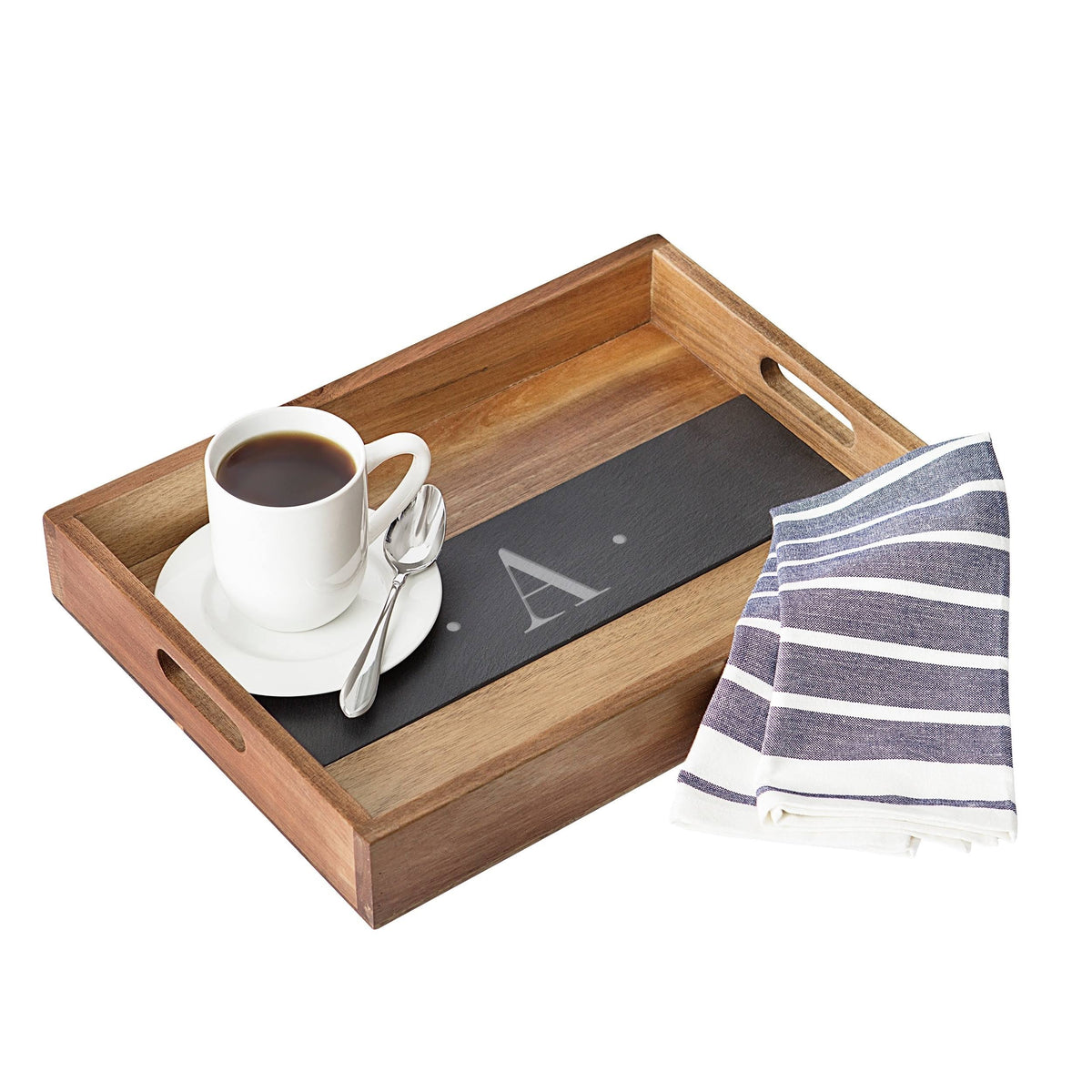 Acacia and Slate Tray Y763258