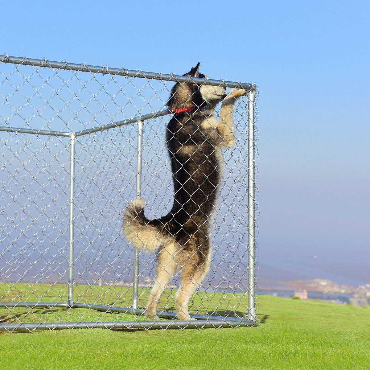 Large Pet Dog Kennel Cage 7.5' x 7.5' Playpen C61593