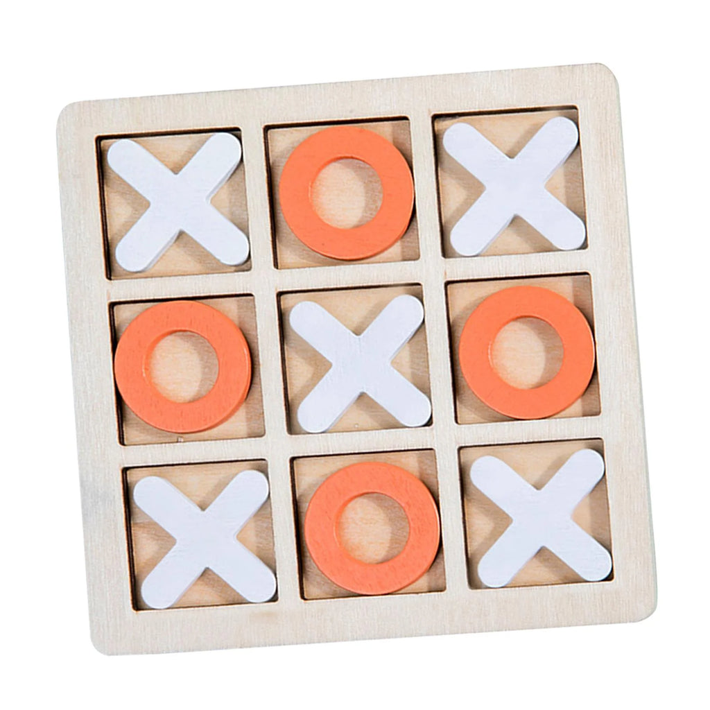 Wooden Board Game XO Chess Interactive Educational Toys Table Game O474