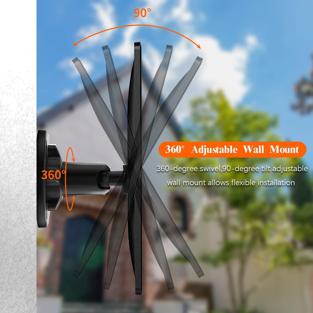 Waterproof 3.6W Solar Panel with 10FT Type-C Cable I7425