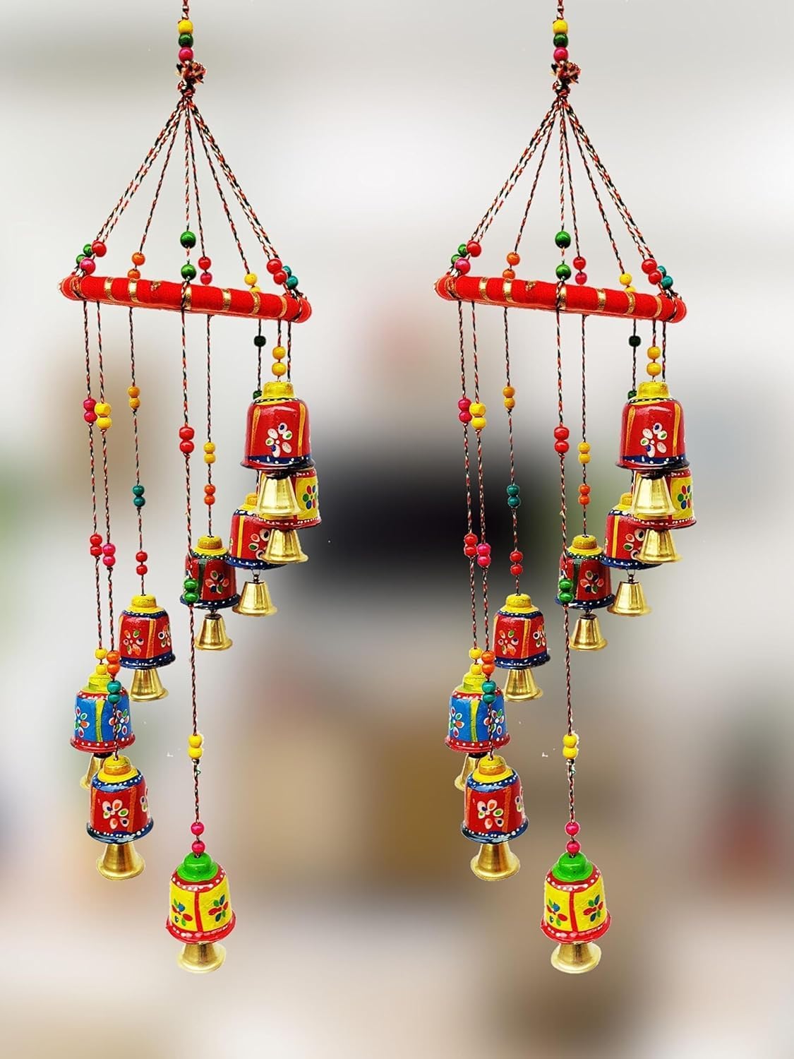 Door & Wall Hanging Home Decor (Pack of 2, Multi-Colour) A32025