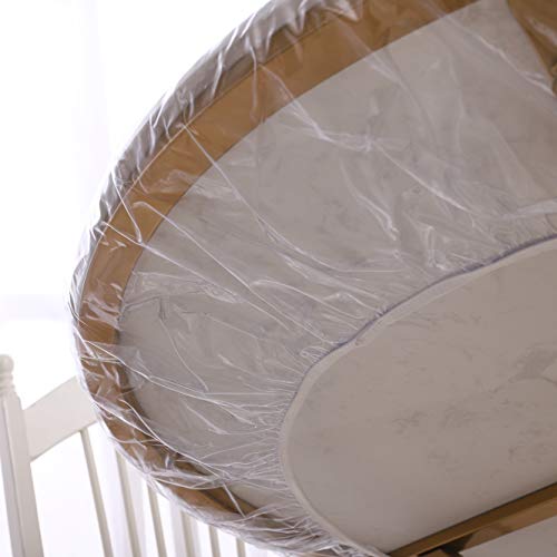 Clear Round Vinyl Fitted Tablecloth W755882