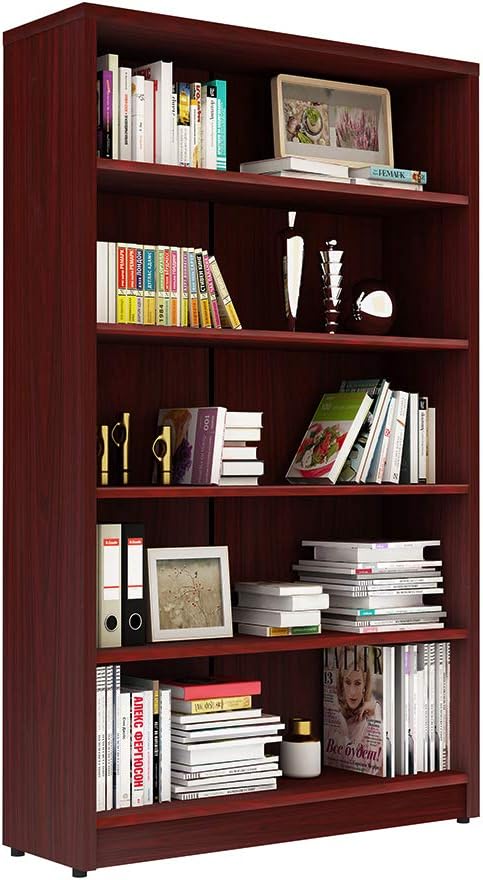 4-Shelf Wood Bookcase M1781