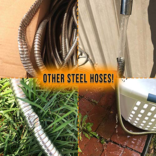 50 FT Stainless Steel Metal Garden Hose Z56869