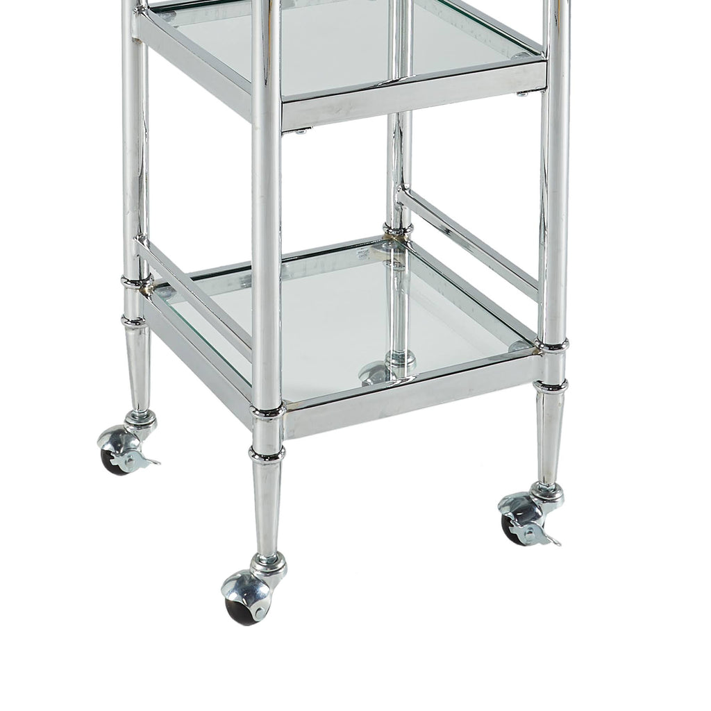 Chrome and Glass Cart I505167