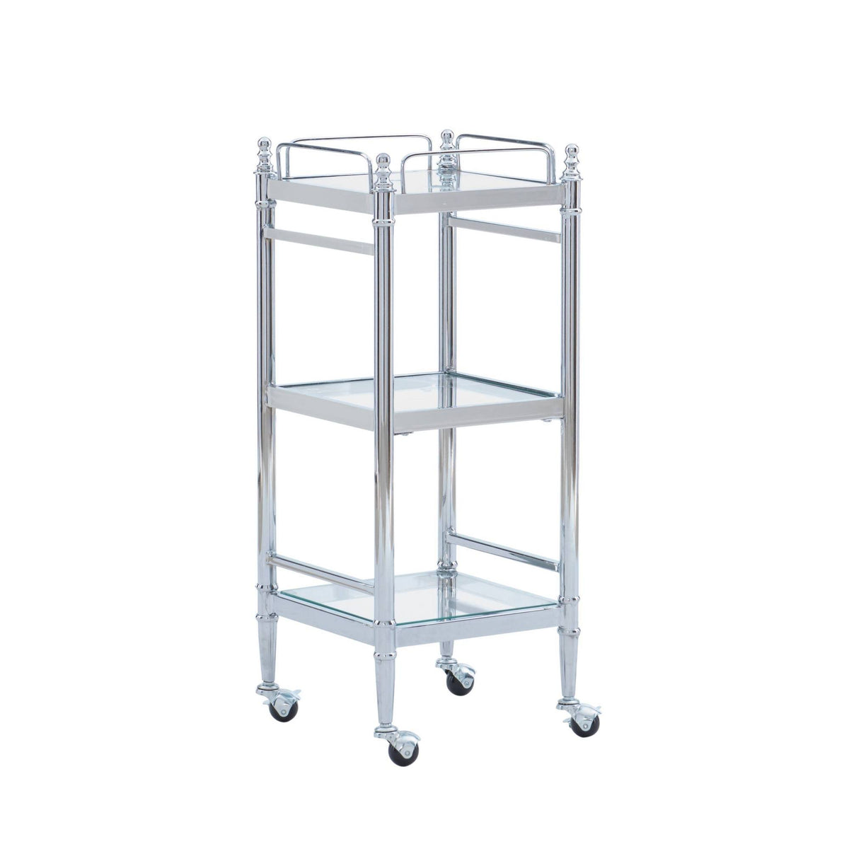 Chrome and Glass Cart I505167