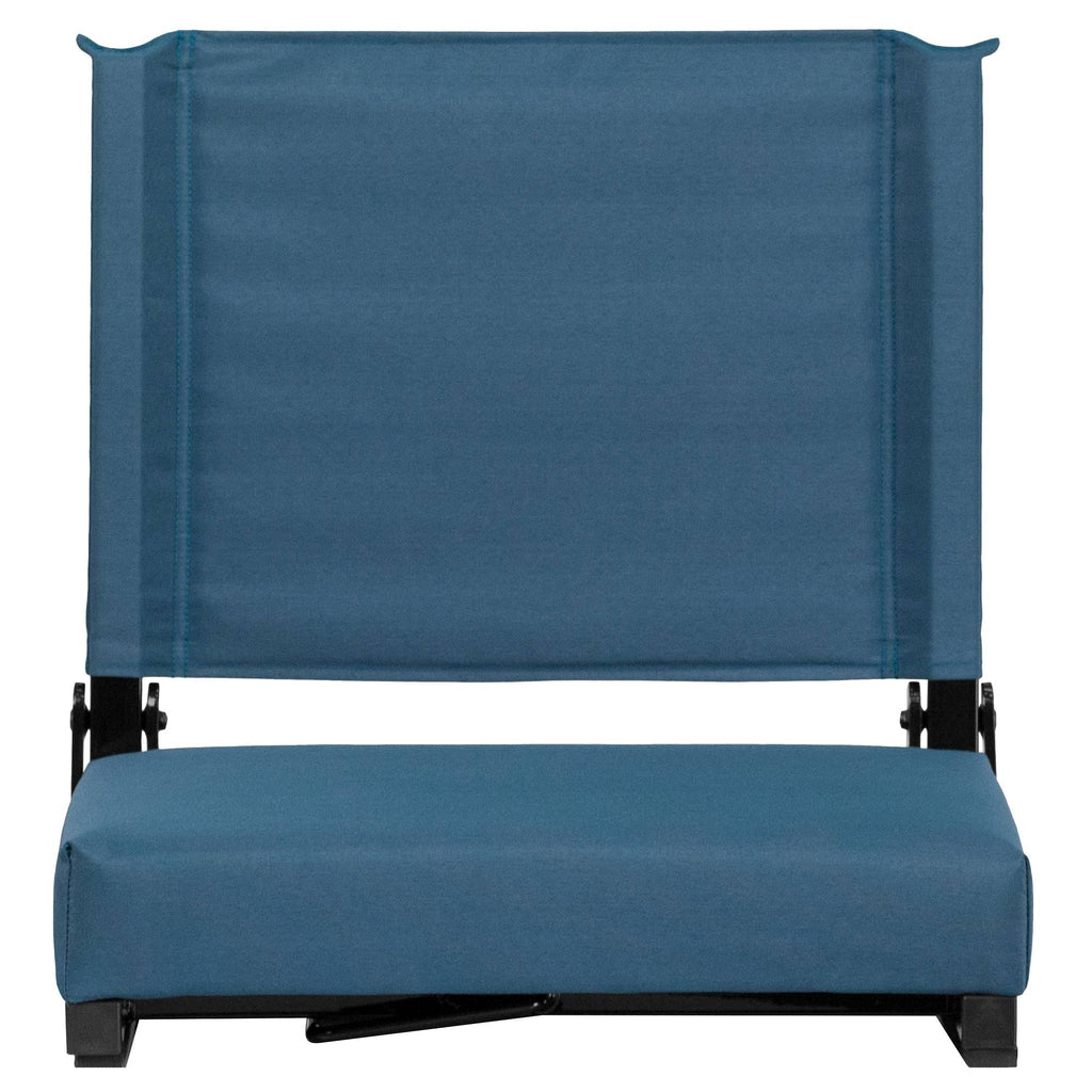 Teal Blue Grandstand Comfort Ultra Padded Seat X69759