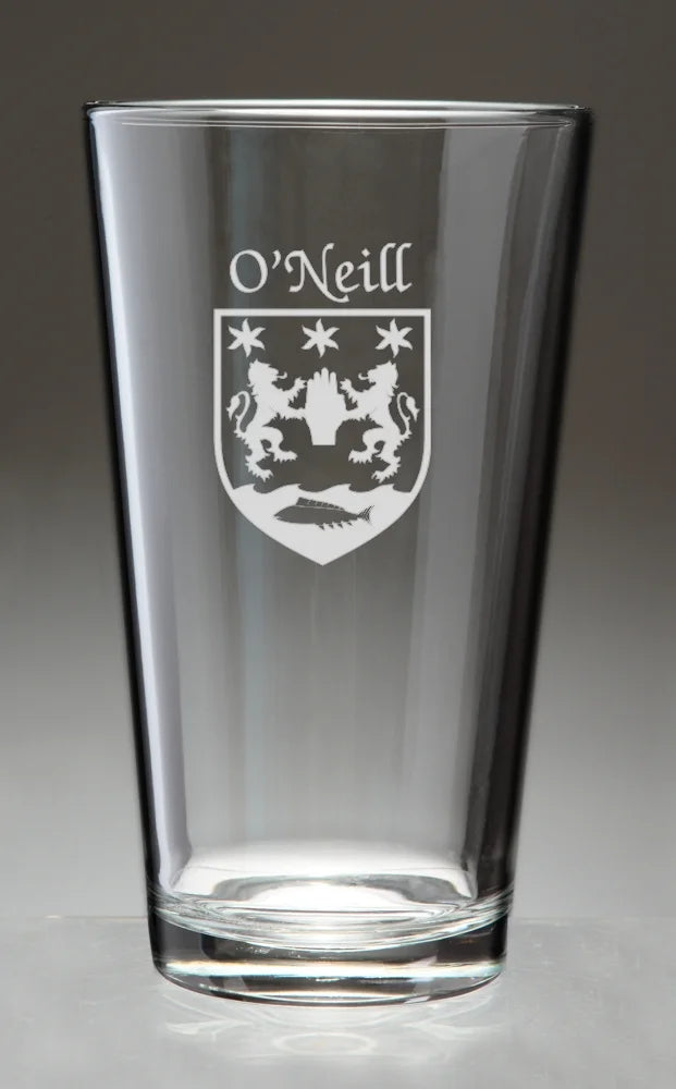 Irish Coat of Arms Pint Glasses Set of 4 K816149