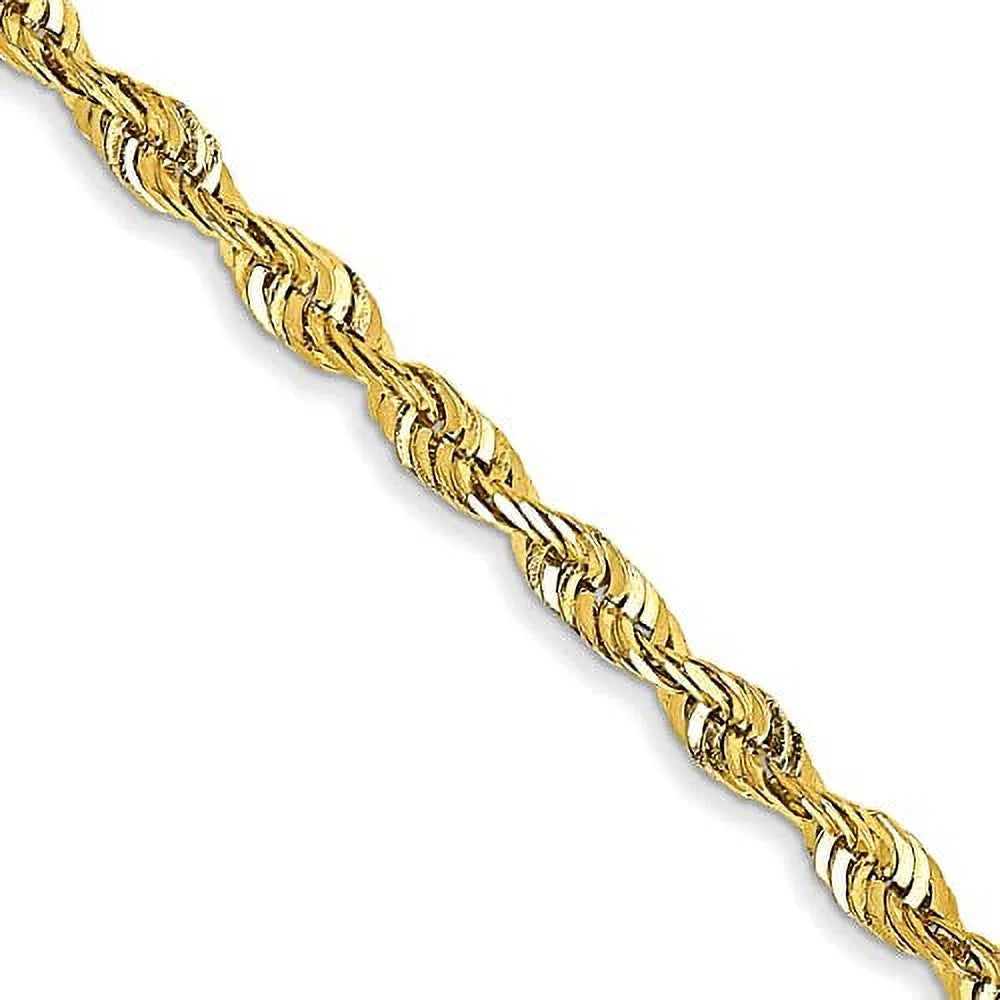 10K Yellow Gold Rope Chain E309