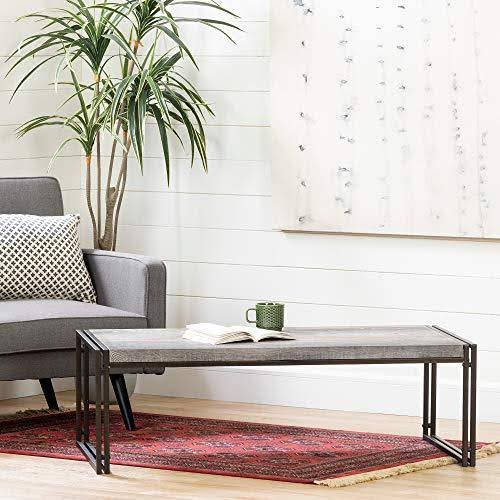 5-Shelf Shelving Unit Driftwood Gray L45078