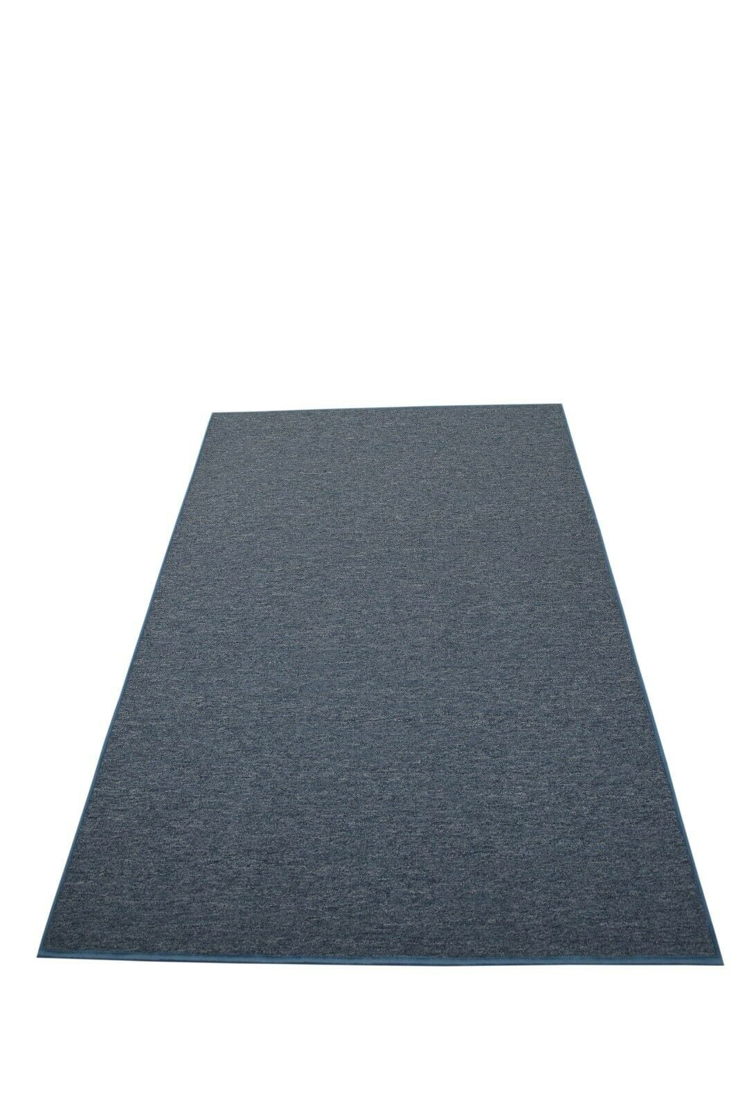 Petrol Blue Octagon Area Rug T5678