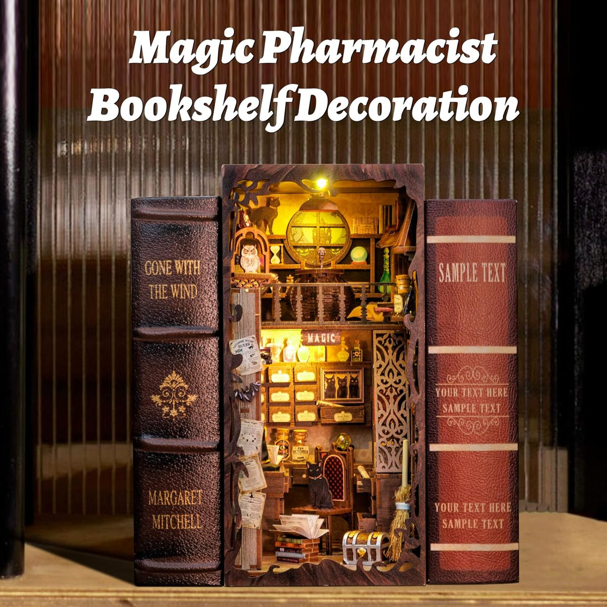3D Wooden Book Nook Kit B15042