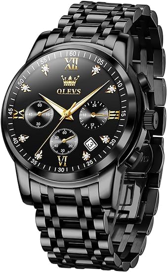 Quartz Luminous Water Resistant Chronograph Watch O2475