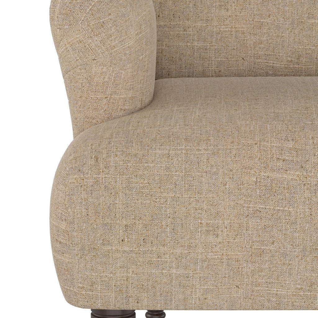 Linen Sandstone Settee M1614