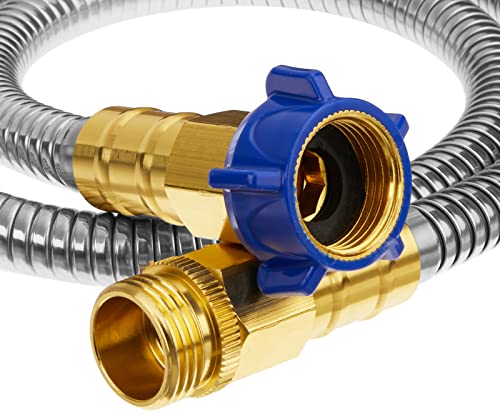 50 FT Stainless Steel Metal Garden Hose Z56869