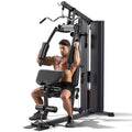 154LBS Weight Stack Home Gym Equipment with Pulley System O11275