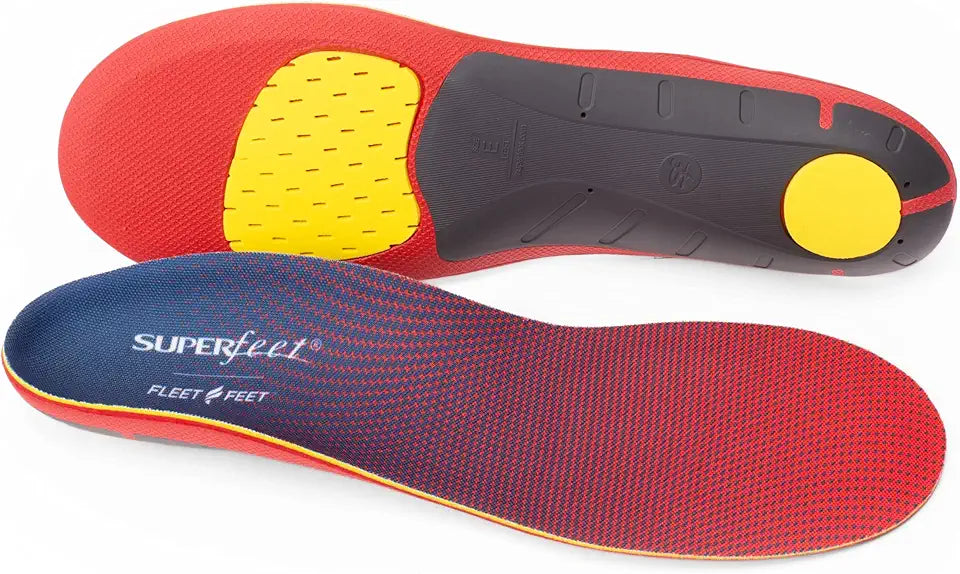 Fiery Red High Arch Shoe Insoles H289