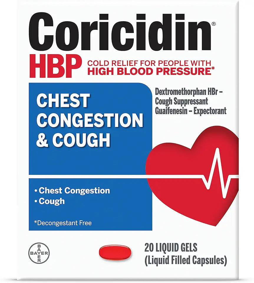 Chest Congestion & Cough Liqui-Gels 20 Liqui-Gels Pack of 5 B3312