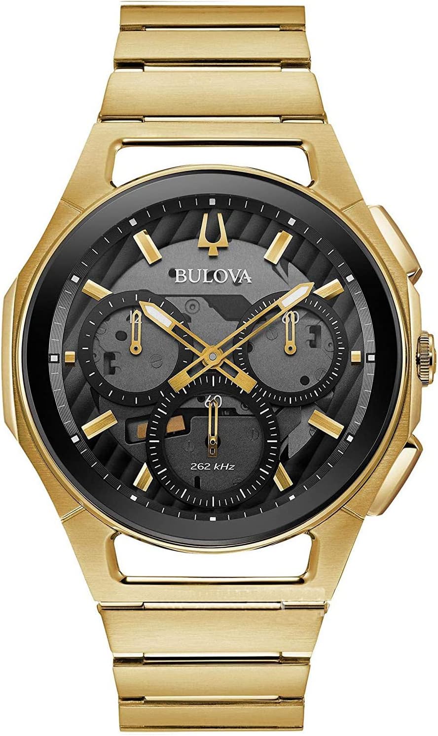 Gold-Tone Stainless Steel Quartz Chronograph Watch B854064