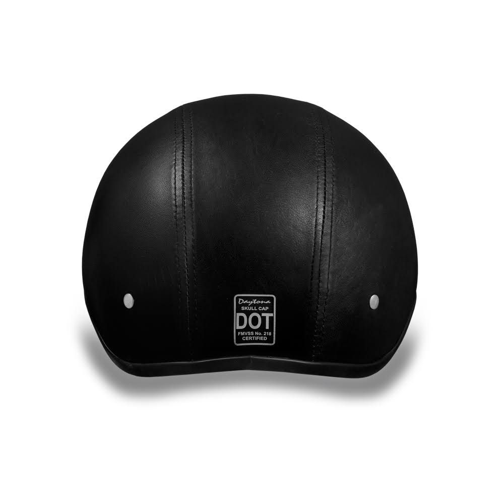 Leather Covered Skull Cap Helmet Y3249