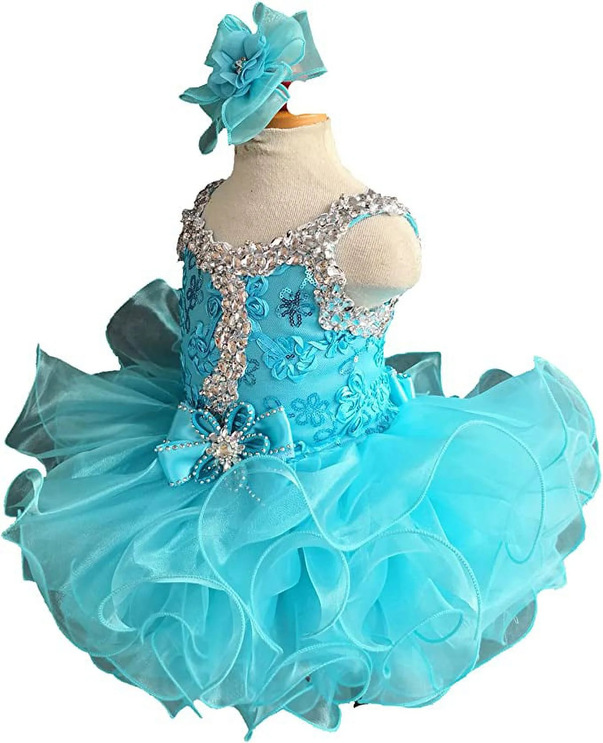 Blue Baby Girl's Pageant Dress Size 9-12M P390757