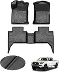 TPE All-Weather Floor Mat Liners Front & Rear Row Full Set D95712