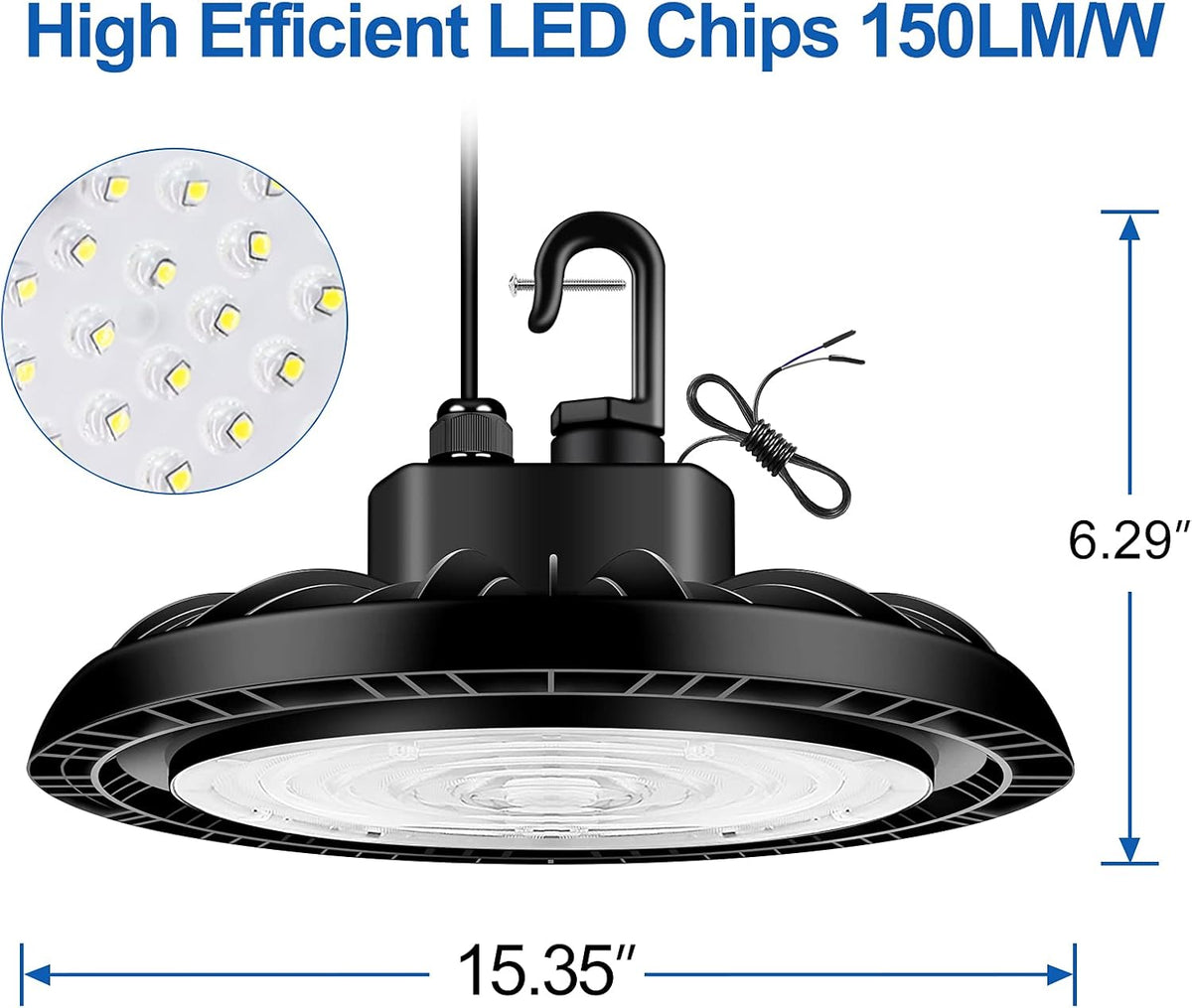 150W UFO LED High Bay Light 5000K J422036