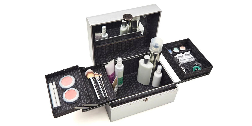 Large Silver Train Case O771557
