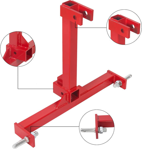 1 Drawbar 3 pt Tractor Trailer Hitch Receiver Three Point Attachment J593