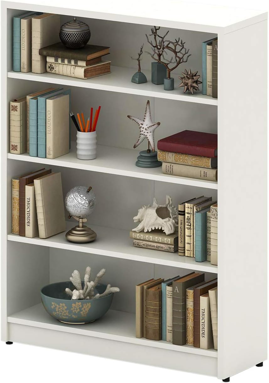 4-Shelf Wood Bookcase M1781