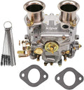 Carburetor 45mm Twin Choke 2-BBL Side Draft With Gasket Tool Kit Y262