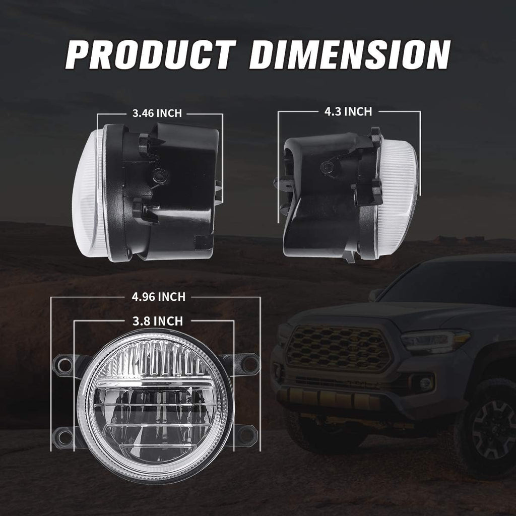 LED Fog Light Passenger and Driver Side 2PCS D1671