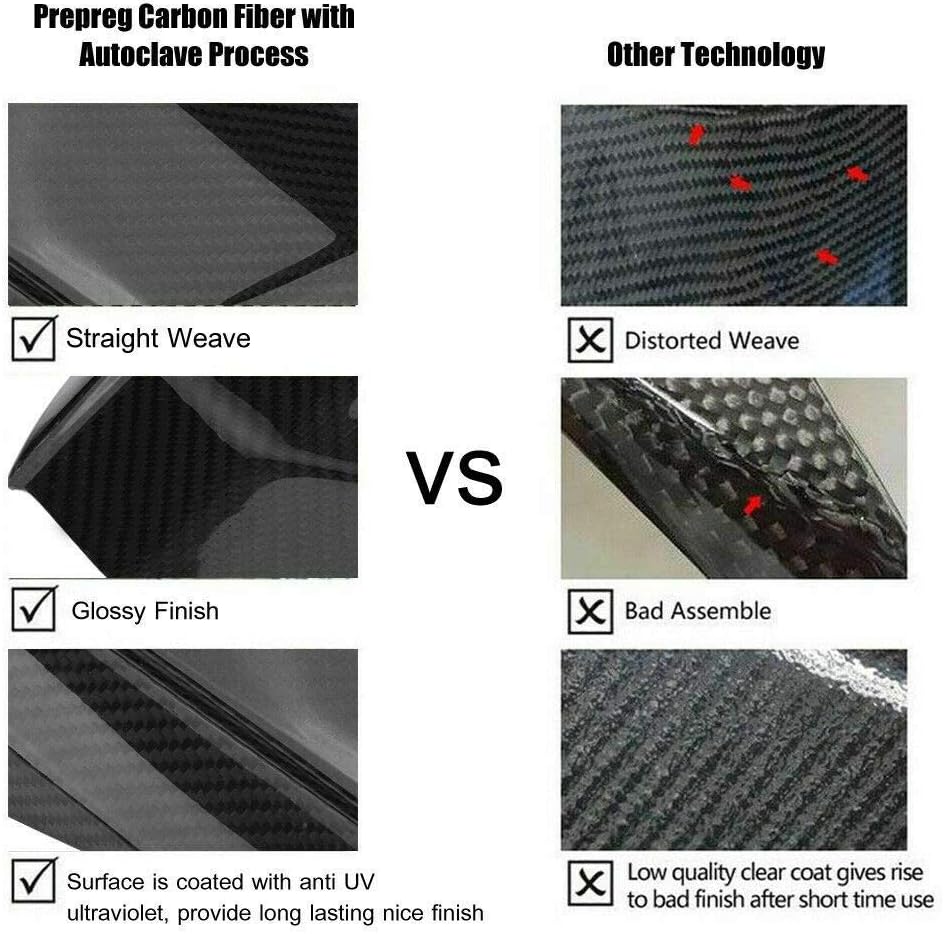 Carbon Fiber Window Louver 2Pcs T1160