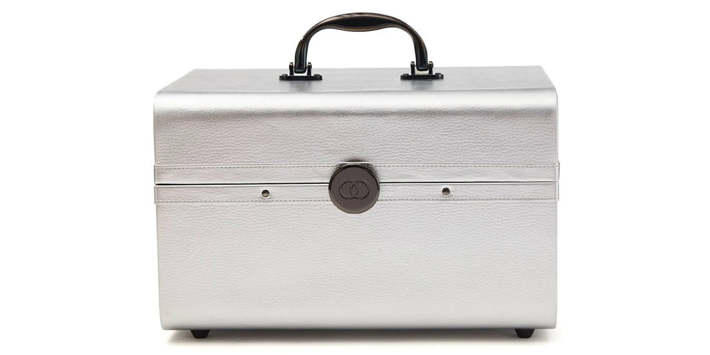 Large Silver Train Case O771557